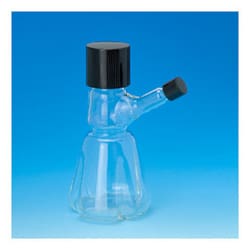 Ace Glass, Inc. Flask, trypsinizing, 150mL, baffled, with sidearm & neck