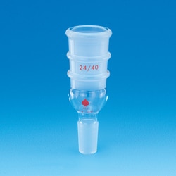Ace Glass, Inc. Connecting adapter, enlarging, 55/50 outer top, 24/40 inner