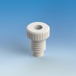 Ace Glass, Inc.&nbsp;#7 PTFE bushing, 7.5mm center hole, ferrule design, ferrule not included