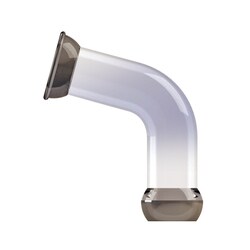 Ace Glass, Inc.&nbsp;Adapter, 105°, 35/25 socket top and ball bottom