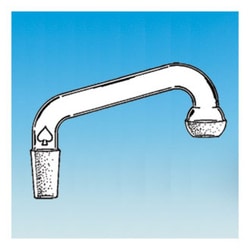 Ace Glass, Inc. Adapter, U-tube, 24/40 male, 35/25 female, Quantity: Each