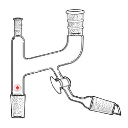 Ace Glass, Inc.&nbsp;Adapter, claisen with glass stopcock