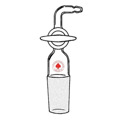 Ace Glass, Inc.&nbsp;Adapter, stopcock, angled hose connection, 24/40