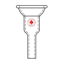 Ace Glass, Inc.&nbsp;Adapter, 28/15 socket joint, 10mm tube end