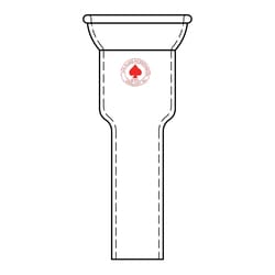 Ace Glass, Inc. Adapter, 35/25 socket joint, 3/4