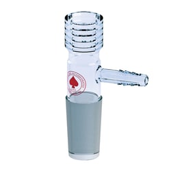 Ace Glass, Inc.&nbsp;Adapter, 29/42, 3/8in size D hose connection, #15 Ace-Thred, glass only