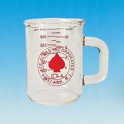 Ace Glass, Inc. 400mL Ace heavy duty beaker mug, graduated, Quantity: Each