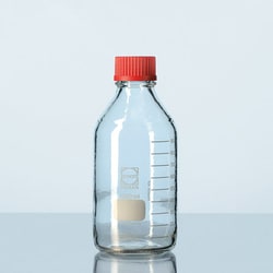 Ace Glass, Inc. Lab bottle, Duran, 2L, safety coated, pouring ring & PTFE