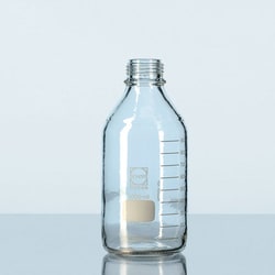 Ace Glass, Inc.&nbsp;Lab bottle, Duran, 2000mL, safety coated, GL 45, no pouring ring or cap, cs/10