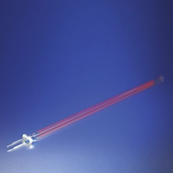 Ace Glass, Inc. 10mL buret, cs/1, 2122A-10; PYREX brand, with Accu-RedTM markings. Suitable for use in schools and institutional laboratories not requiring the accuracy of Class A models.