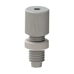 Ace Glass, Inc.&nbsp;Column end fitting, #11 to 1/4-28 UNF helicoil tap, paper filter disc not included