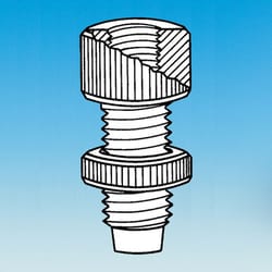 Ace Glass, Inc.&nbsp;Adapter, #25 Ace-Thred&trade;; to 3/8in FNPT, 0.5938mmdrill-thru, PTFE
