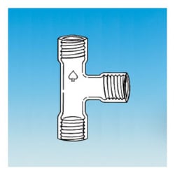 Ace Glass, Inc. 25MM CONNECTION ADAPTER,3 END, Quantity: Each of 1