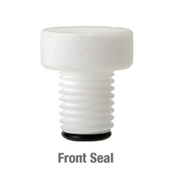 Ace Glass, Inc. #11 Ace-Thred solid PTFE plug, 7855-708 FETFE O-ring front