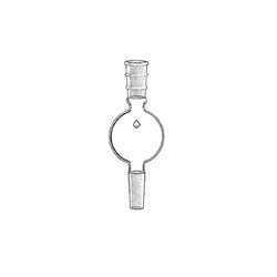 Ace Glass, Inc. 2 liter epoxy coated flash chromatography reservoir with24/40 upper joint and 24/40 lower joint.