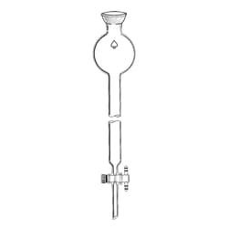Ace Glass, Inc. 50/30 50mm ID 30cm chromatography column with 500mLreservoir and stopcock