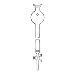 Ace Glass, Inc. 35/20 14.5mm ID 25cm chromatography column with 250mLreservoir,