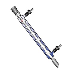 Ace Glass, Inc. Condenser, Allihn, 250mm, 24/40 st joints top and bottom, #7 Ace-Safe connectors included