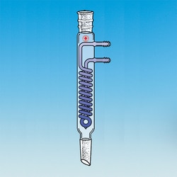 Ace Glass, Inc. Condenser, reflux spiral, 400mm, 24/40 joints, size-d, 3/8-in hose connections