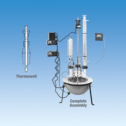 Ace Glass, Inc. Spherical reaction system, 22000mL, complete with stirring,