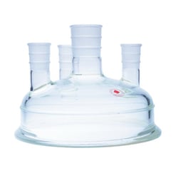 Ace Glass, Inc. Head, 100mm(4in), four neck, 29/42 center, (3)24/40