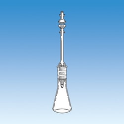 Ace Glass, Inc. 24/40 arsenic test chimney tube, #5 O-ring joint