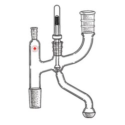 Ace Glass, Inc. Distillation head, auto reflux control, complete, Quantity: