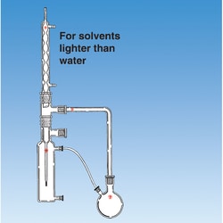Ace Glass, Inc. Solvent return tubing, 1/4in OD x 12 inch, use in lighter than water extraction apparatus configuration