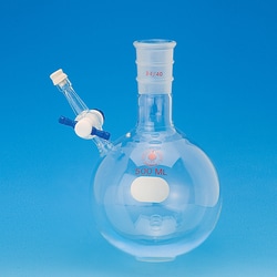 Ace Glass, Inc. Flask, round bottom, 500mL, 24/40 center, stopcock septum portside arm