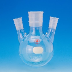 Ace Glass, Inc. Flask, round bottom, three neck, 3L, 34/45 center, 24/40