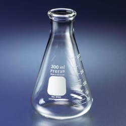 Ace Glass, Inc.&nbsp;Flask, Erlenmeyer, heavy rim, 4L, cs/4, sp/1, 4980-4L