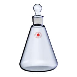 Ace Glass, Inc. Flask, Erlenmeyer, 25mL, size 16 stopper included