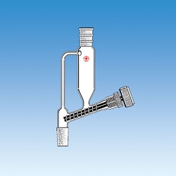 Ace Glass, Inc. 100mL side-operated, screw-feed powder dispensing funnel,