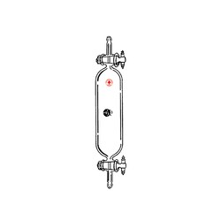 Ace Glass, Inc. Tube, 250mL, with 1:5 PTFE stopcock
