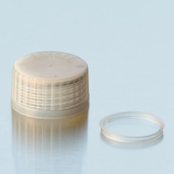 Ace Glass, Inc. Cap, GL45, premium, PTFE coated silicone seal, cs/5