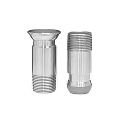 Ace Glass, Inc. 28/15 socket joint, stainless steel, 1/2" male NPT, Quantity: