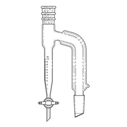 Ace Glass, Inc. 10mL 24/40 Barrett moisture test receiver, glass plug,