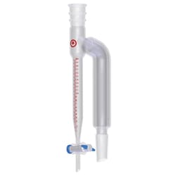 Ace Glass, Inc. 10mL 24/40 Barrett moisture test receiver, glass plug