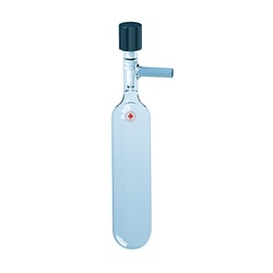 Ace Glass, Inc. Tube, storage, 210mL, 0-4mm Hi-Vac valve top with 3/8in
