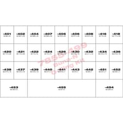 Ace Glass, Inc. O-ring kit, Buna-N, (35)sizes 006, 007, 008, 009, 010,