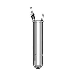 Ace Glass, Inc. Immersion well, glass, jacketed, #7 PTFE inlet, 48odx450mm