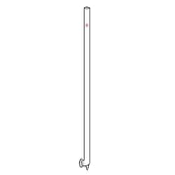 Ace Glass, Inc.&nbsp;10mm 44cm solid glass stir shaft, PTFE covered, button type