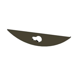 Ace Glass, Inc. Stir blade, stainless, 24x160mm, 10mm shaft