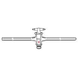 Ace Glass, Inc. 8mm stopcock straight bore PTFE plug