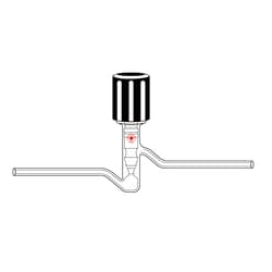 Ace Glass, Inc. 0-4mm high vacuum Easy Action stopcock