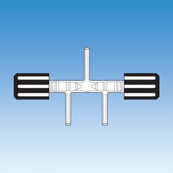 Ace Glass, Inc. 0-3mm 3-way high vacuum stopcoc, Quantity: Each of 1