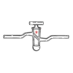 Ace Glass, Inc. 4MM HI VACUUM STOPCOCK HLW 4MM HI VACUUM STOPCOCK HLW