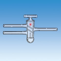 Ace Glass, Inc. 4mm hi vacuum stopcock SLD double oblique