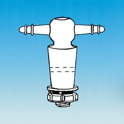 Ace Glass, Inc. 3mm bore PTFE stopcock plug GLASSBLOWER