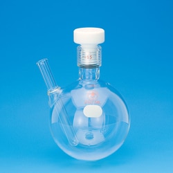 Ace Glass, Inc. Flask, round bottom, pressure, T-well, #25, 100mL